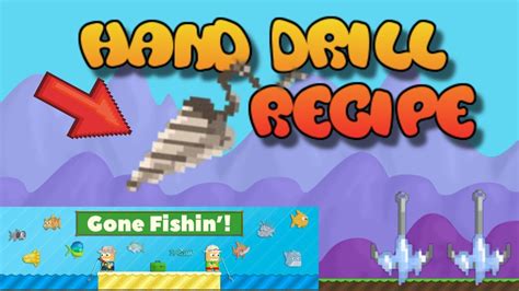 hand drill growtopia|Hand Drill Recipe + New Bait!! .